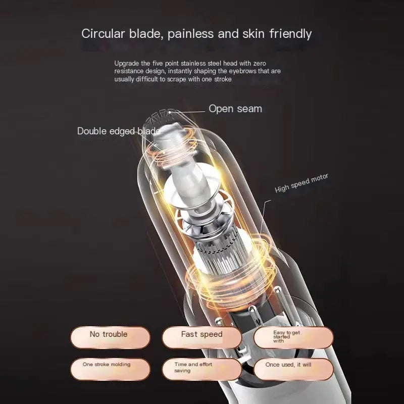 Electric Eyebrow Trimmer Rechargeable Multi-Function Tool