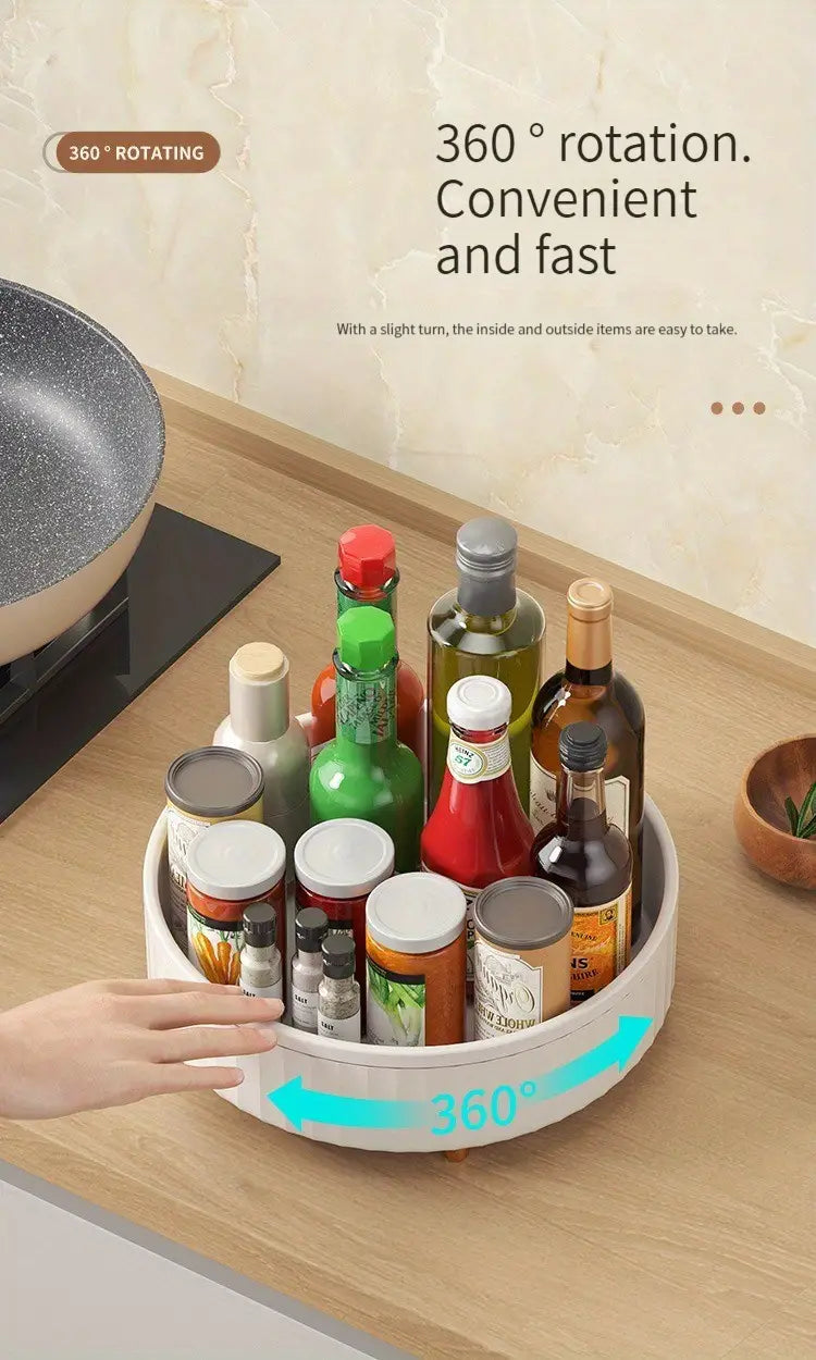 Rotating Spice Rack Organizer
