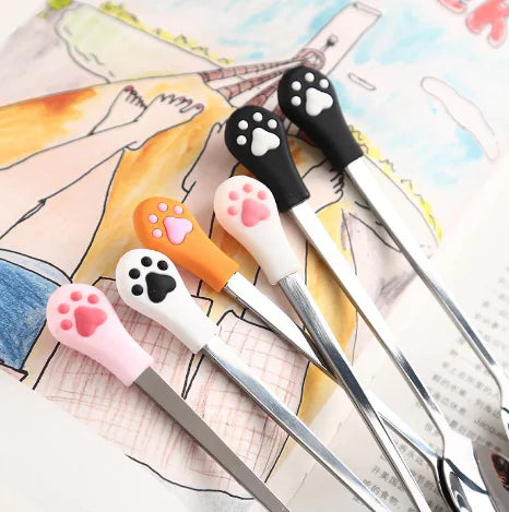 Stainless Steel Coffee Spoon & Silicone Cat Paw Spoon