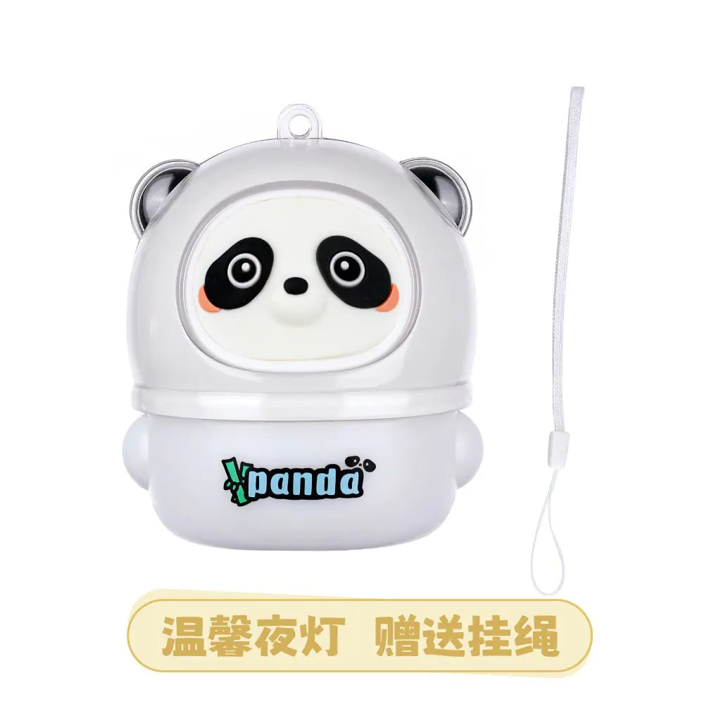 Mini Panda Night Light - USB Rechargeable Dorm Decor