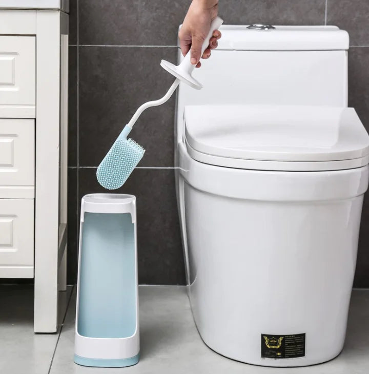 Silicone Toilet Brush (Anti-Stick)
