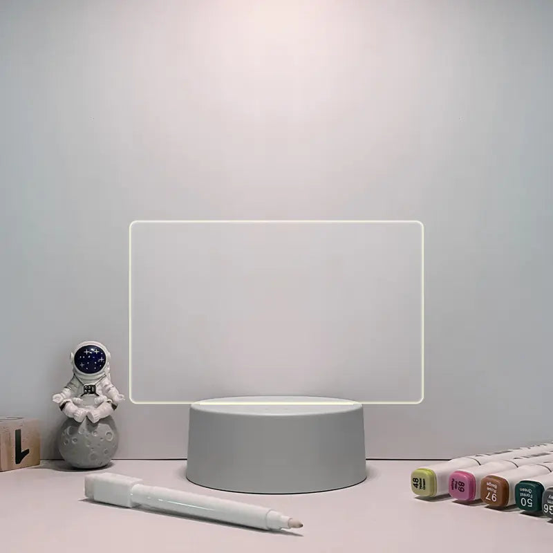 Creative LED Message Board with Transparent Design