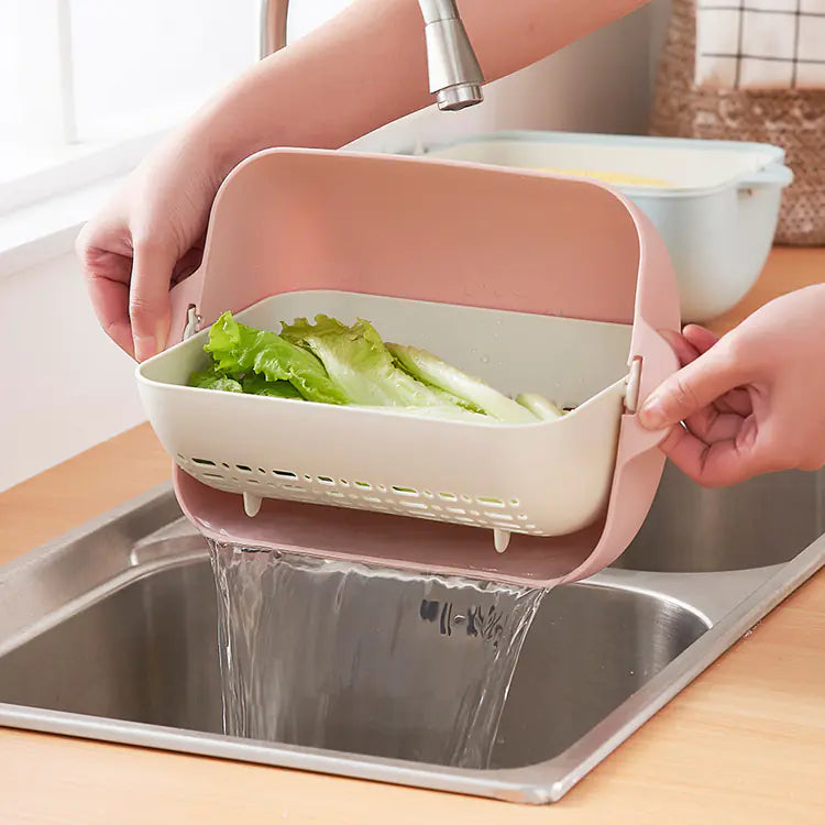 Drain Basket and Vegetable Washing Bowl