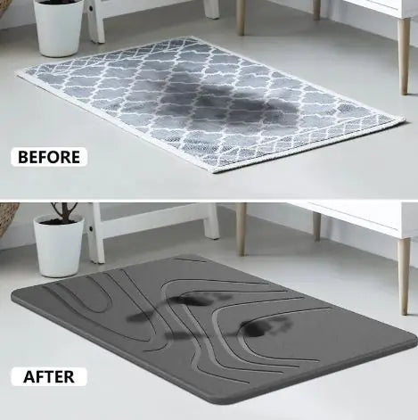 Absorbent Non-Slip Diatomite Stone Bath Mat