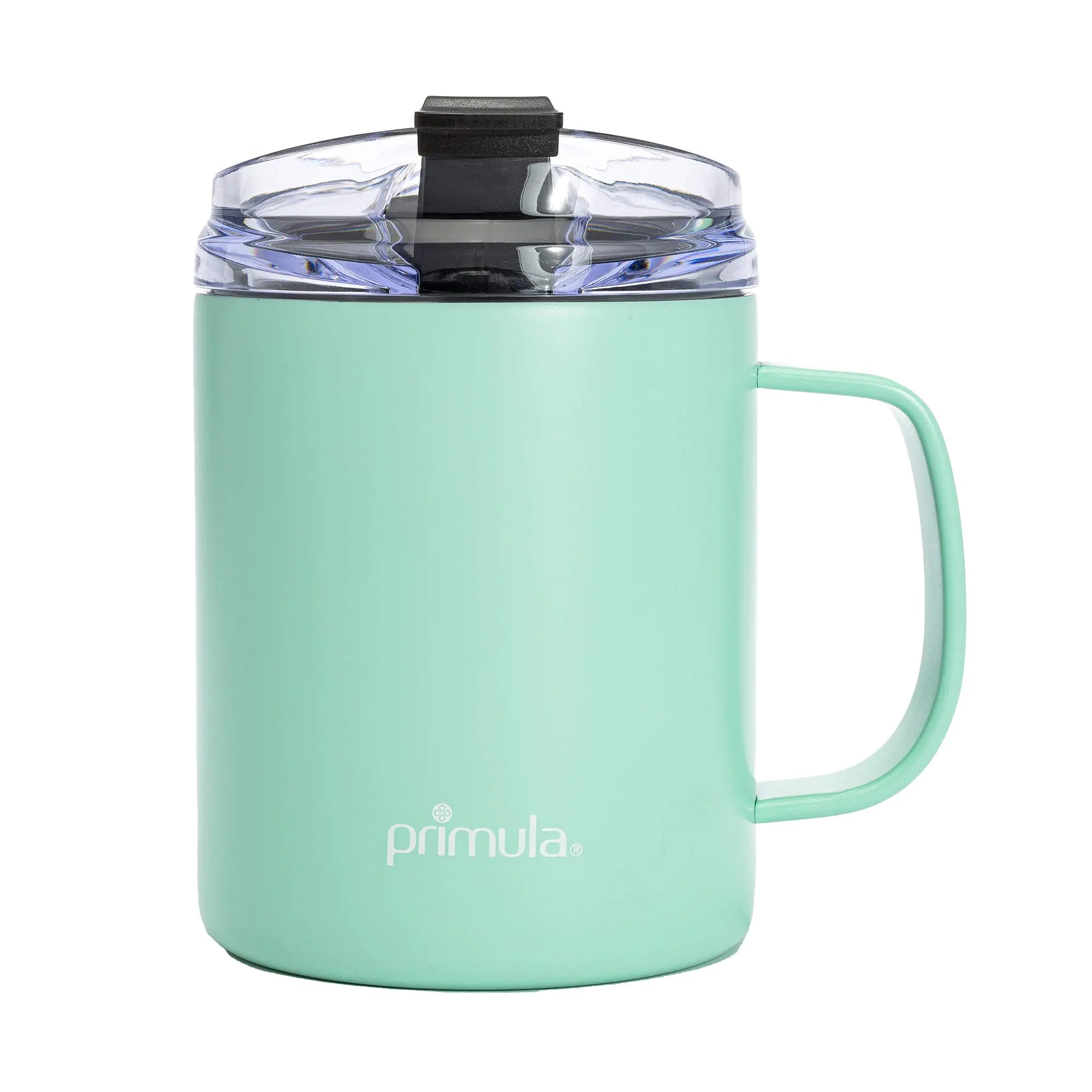 Primula 14 Ounce Coffee Mug Vacuum Insulated Stainless Steel Mug with Leak Proof Lid Double Wall Travel Tumbler Cup Thermos Keep Drinks Hot or Cold Teal