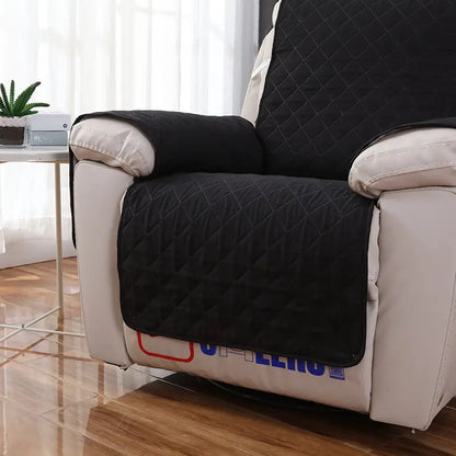 Reversible Water-Resistant Sofa Slipcover with Straps