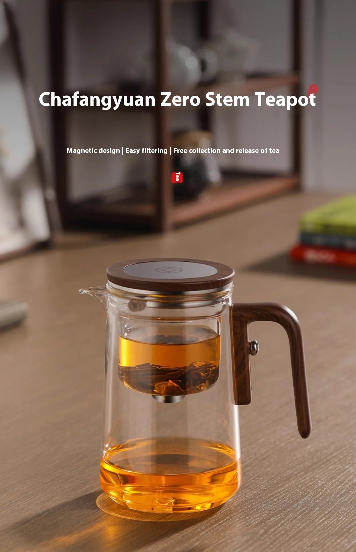 Magnetic Glass Teapot Set