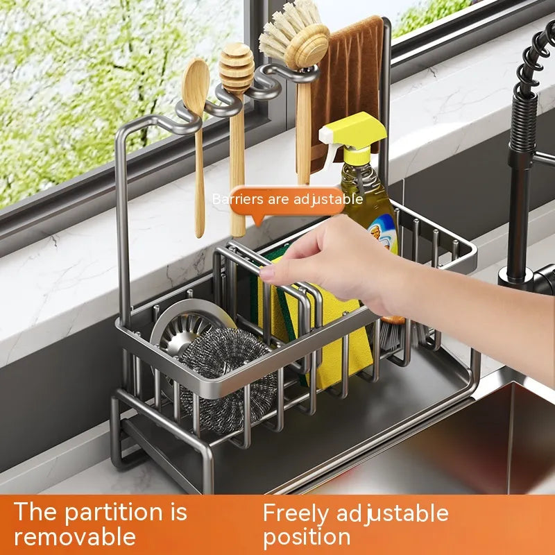 Under Sink Storage Organizer Rack