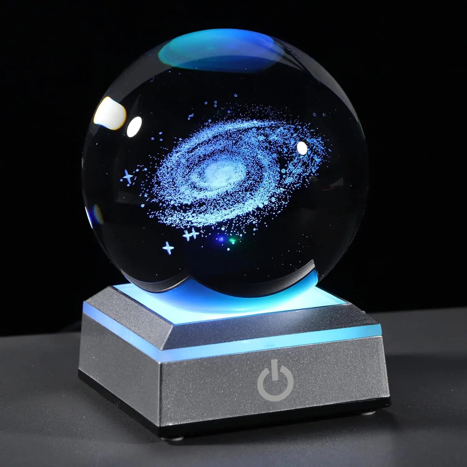 Creative Crystal Galaxy Figurine Light-Up Ball Decor