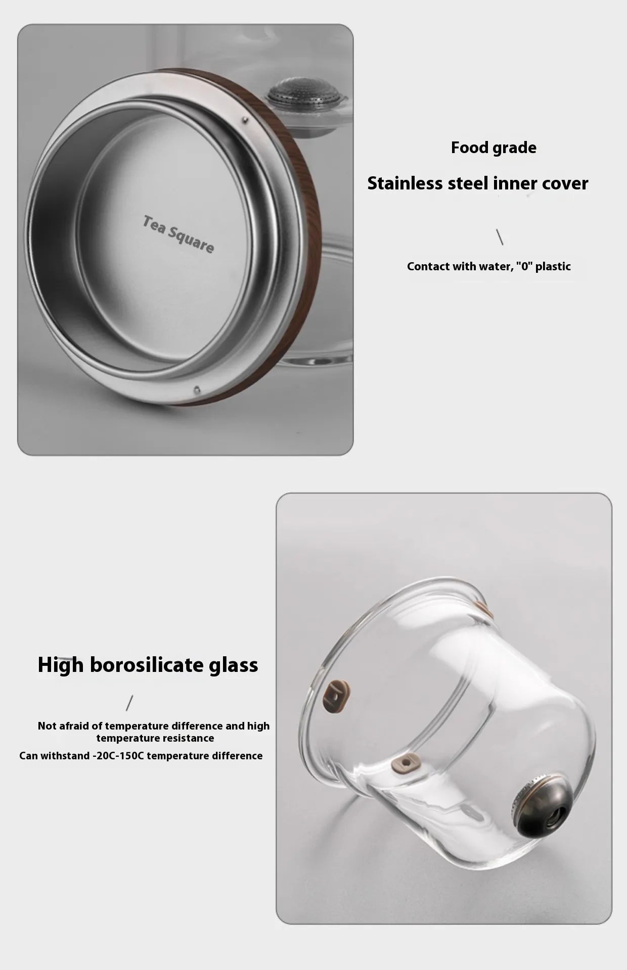 Magnetic Glass Teapot Set
