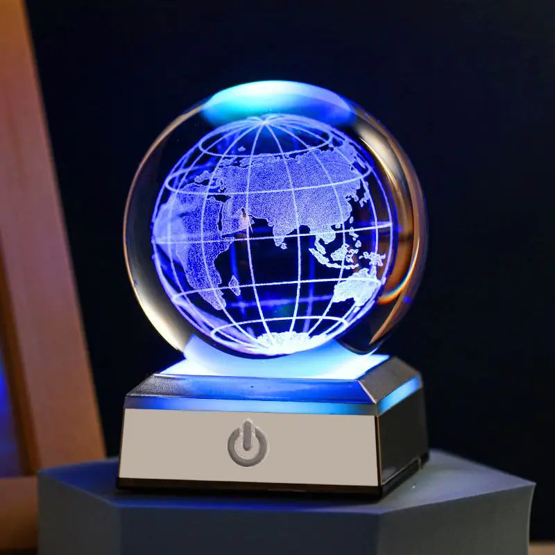 Creative Crystal Galaxy Figurine Light-Up Ball Decor