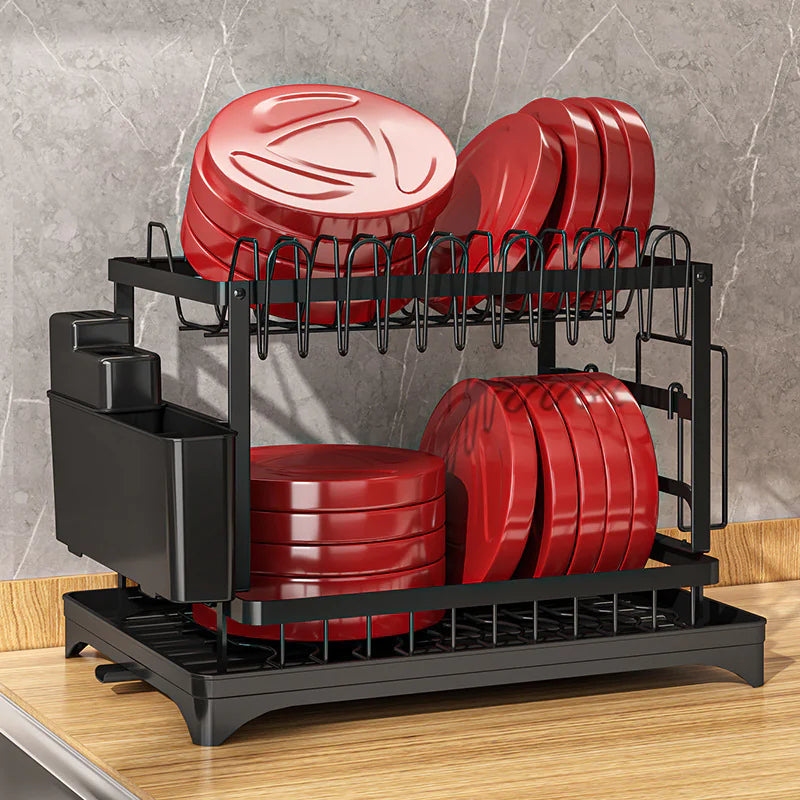 Adjustable Over-Sink Dish Drying Rack