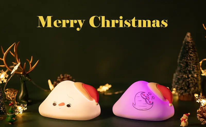 Christmas Hat Shaped Night Light for Holiday Decor