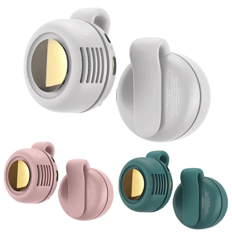 Mini Clip-On USB Hanging Neck Fan for Girls