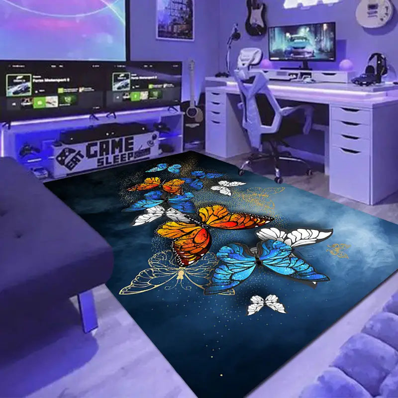 Non-Slip Rug for Living Room & Bedroom