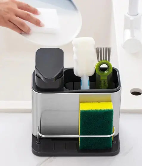 Soap Dispenser with Sponge Holder