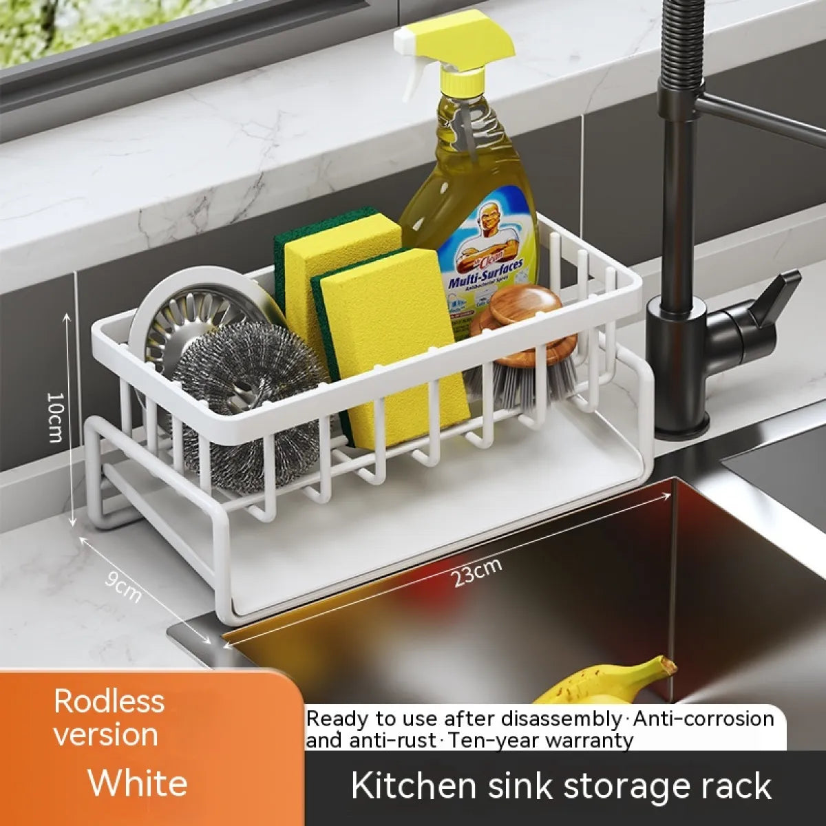 Under Sink Storage Organizer Rack