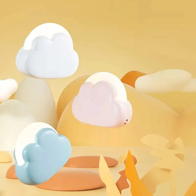 Cute Cloud Shaped Night Light - Mini Desktop Decor