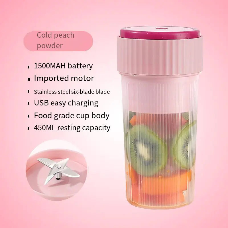 Portable Electric Fruit Juicer Cup - Handheld Design