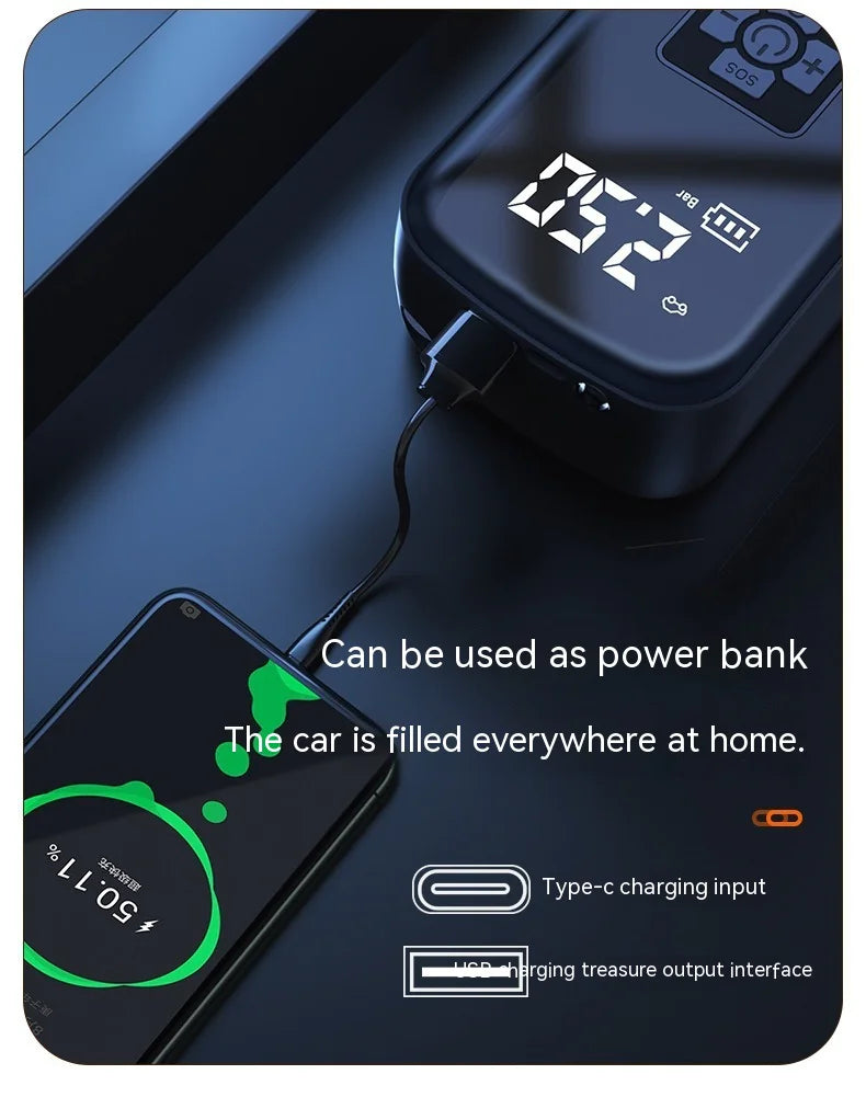 Portable Air Compressor Tire Inflator