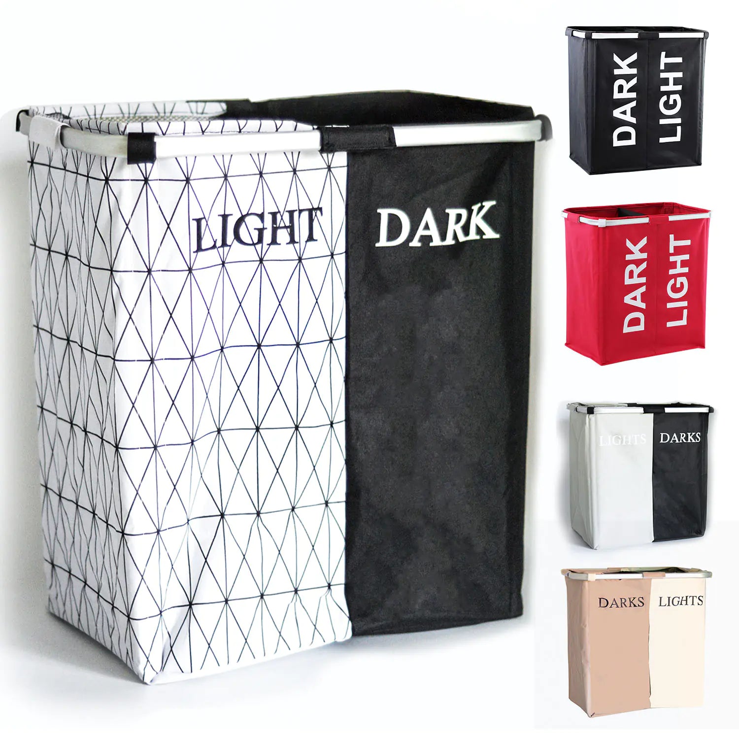 Foldable Laundry Basket with Handles