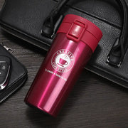 Stainless Steel Insulated Coffee Mug with Custom Design