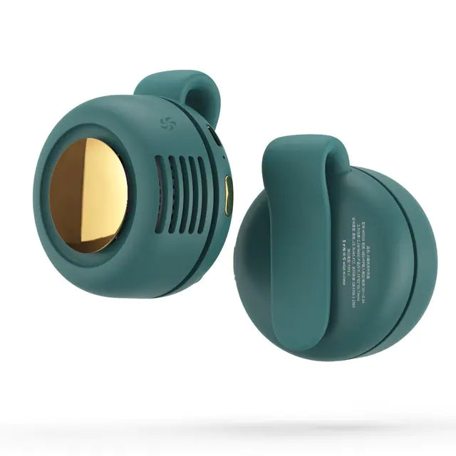 Mini Clip-On USB Hanging Neck Fan for Girls