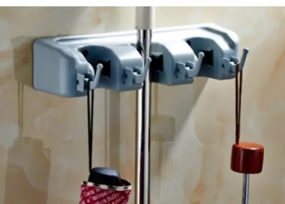 Mop and Broom Holder Wall Mount