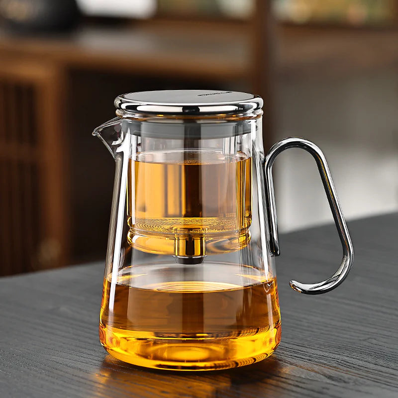 Resistant Glass Liner Magnetic Teapot