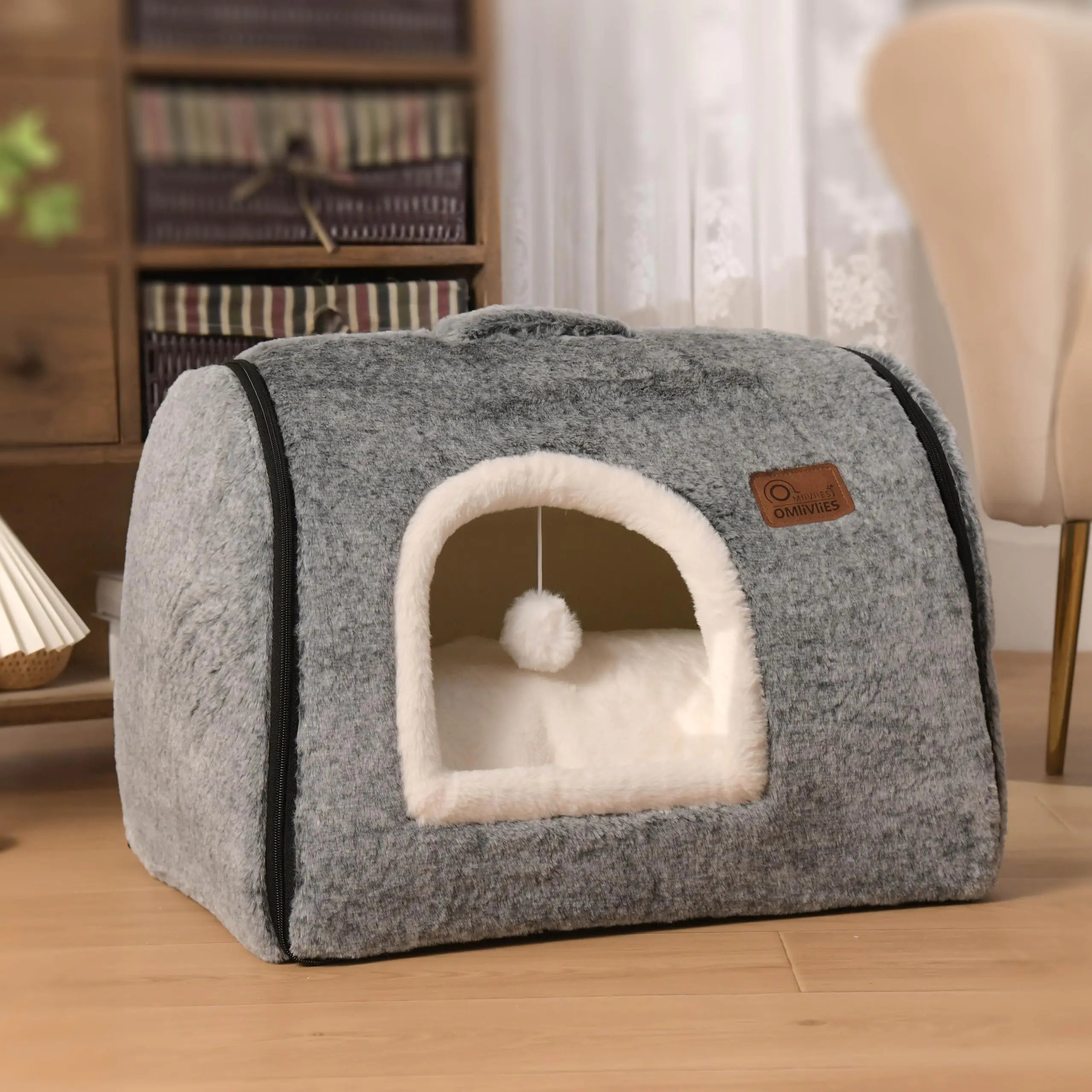 cat Bed cave-cat beds for Indoor CatsSoft and Comfortable Cute cat Bed