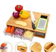 Smart Cutting Board with Storage Boxes