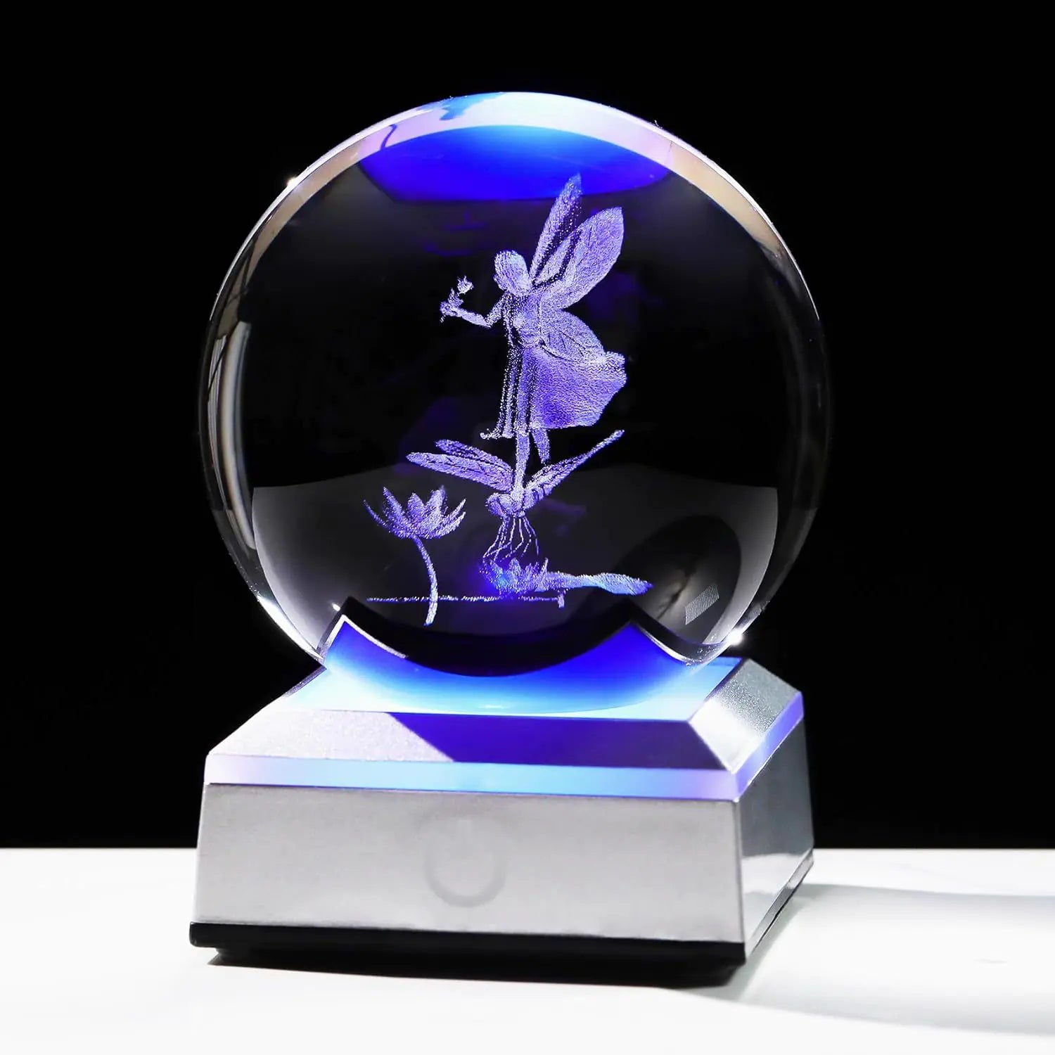 Creative Crystal Galaxy Figurine Light-Up Ball Decor