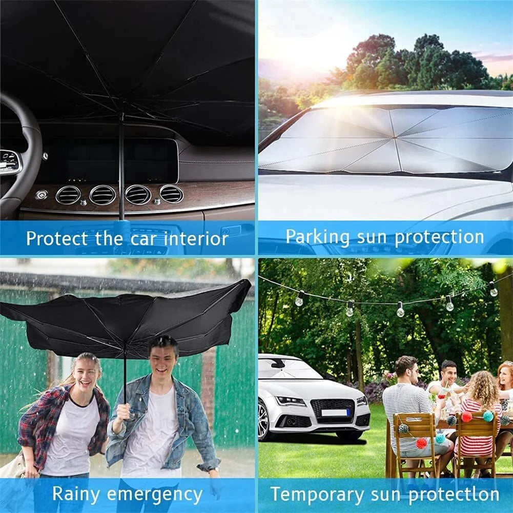 Windshield Sun Shade Foldable Umbrella