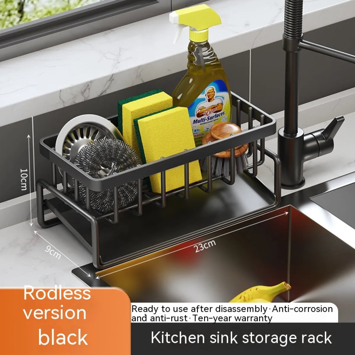 Under Sink Storage Organizer Rack
