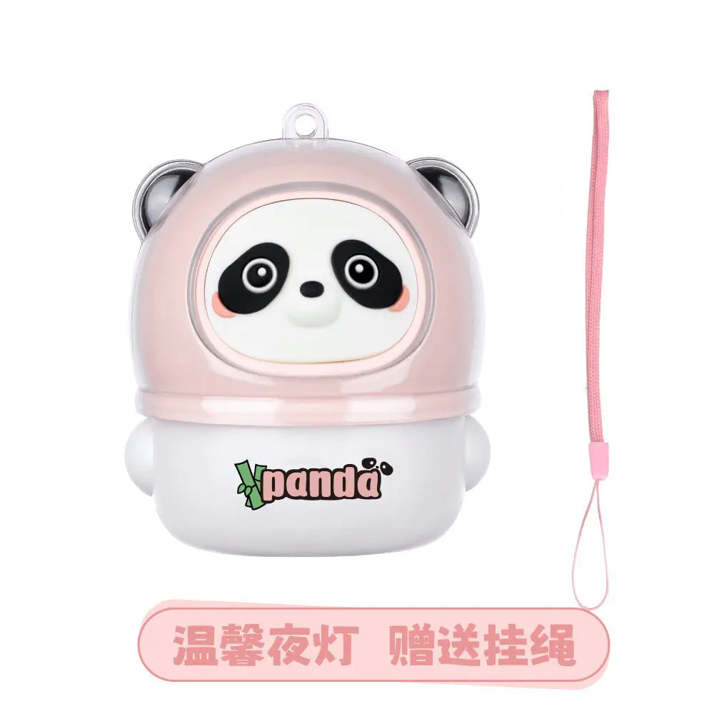 Mini Panda Night Light - USB Rechargeable Dorm Decor
