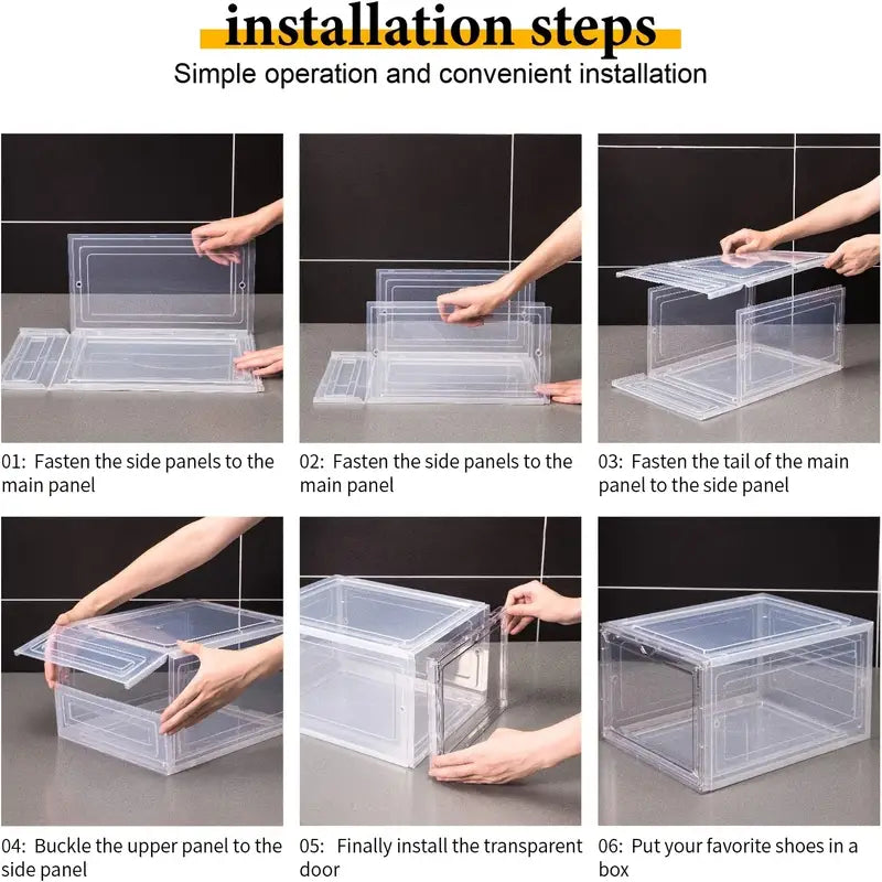 Stackable Shoe Storage Boxes