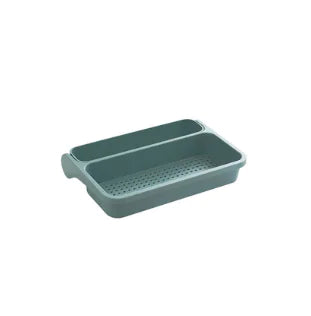 Kitchen No-Drill Collapsible Drain Rack for Vegetables