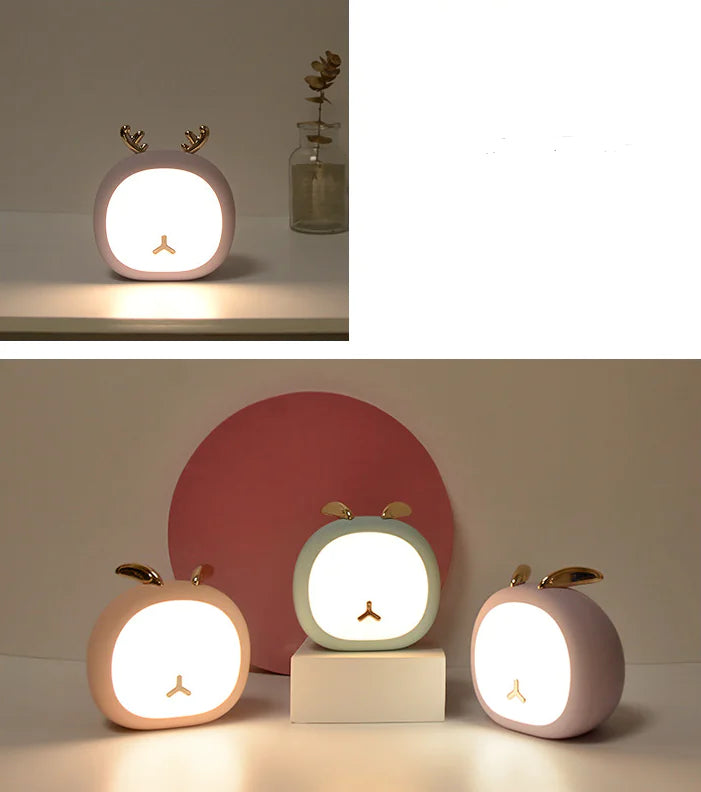 Cute Pet Night Light with USB Charging and Dimming