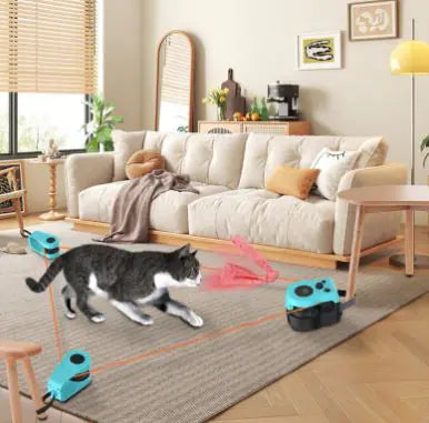 Interactive Cat Feather Toy