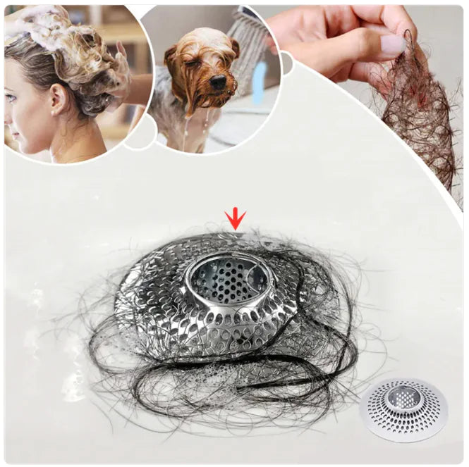 Silicone Shower Drain Hair Catcher