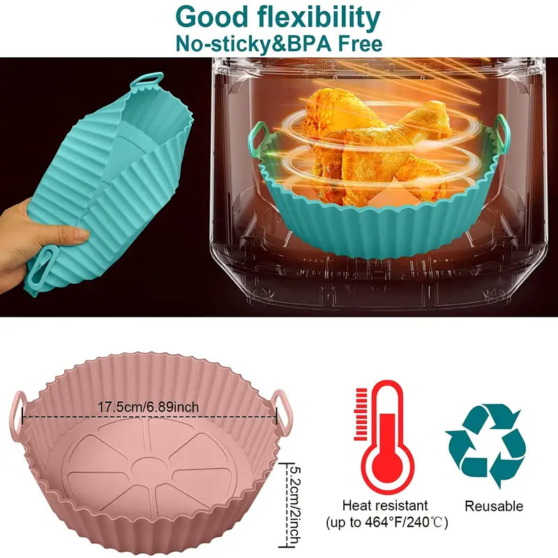 Nonstick Reusable Air Fryer Liners