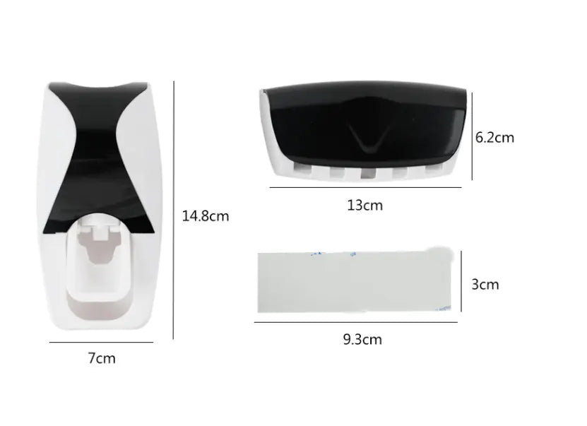 Wall-Mounted Toothpaste Dispenser Kit