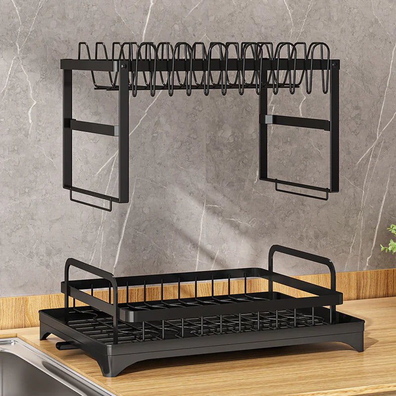 Adjustable Over-Sink Dish Drying Rack