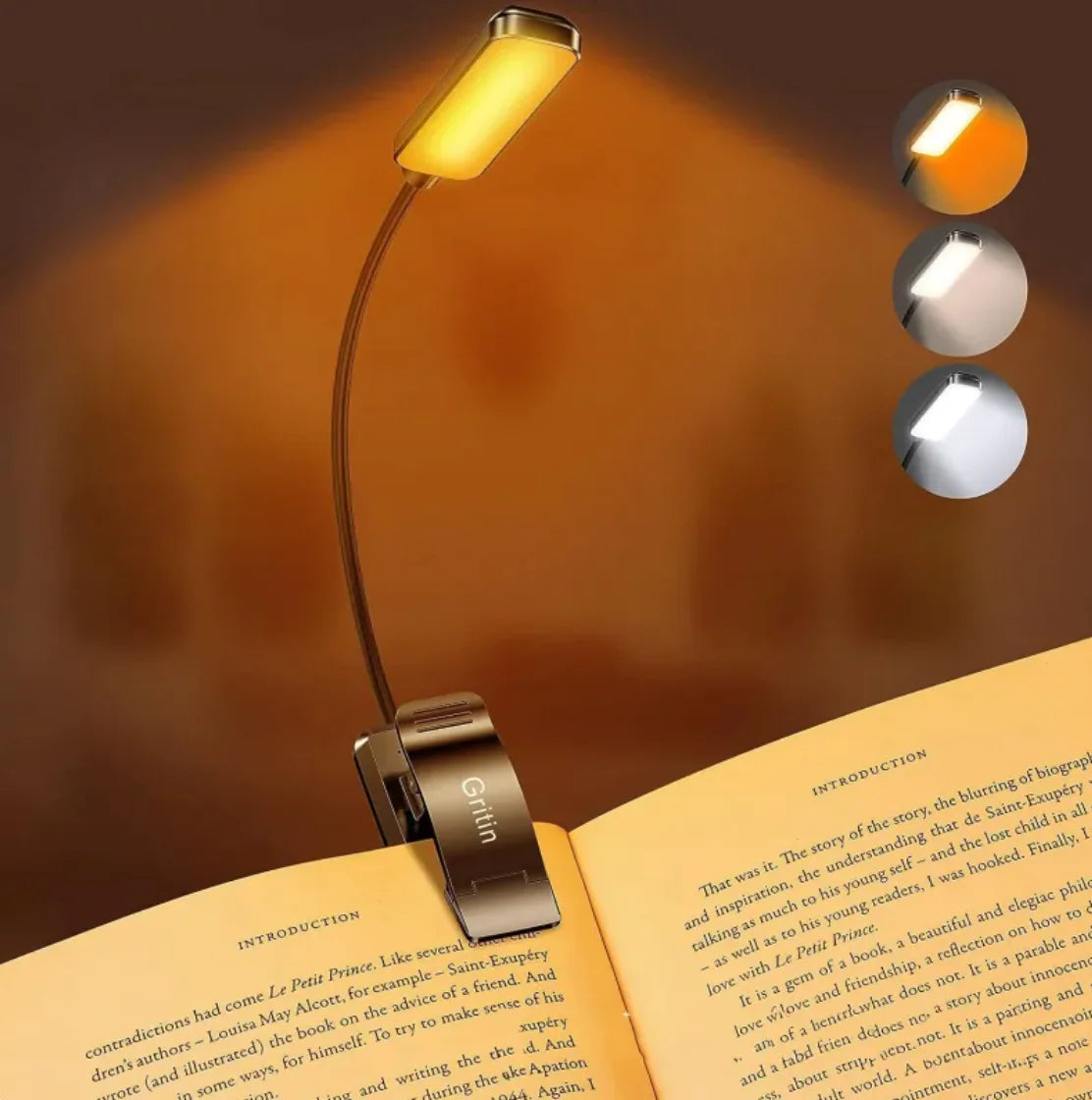 Minimalist Rechargeable Book Light