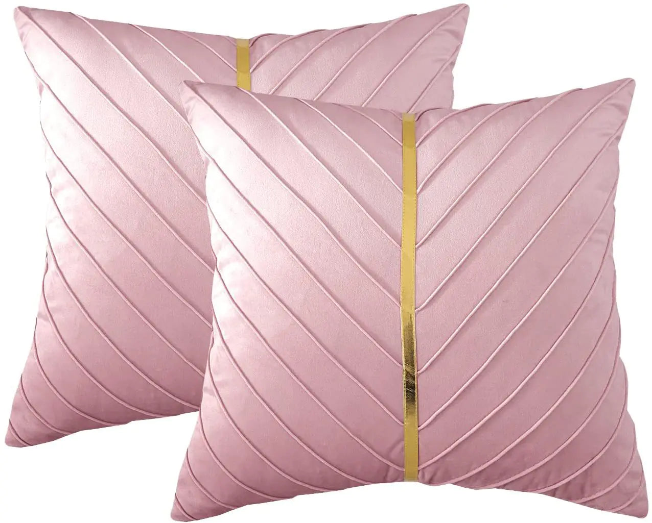 Velvet Throw Pillow Covers Set