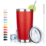ATIKZHE 20oz Tumbler with Straw and Brush