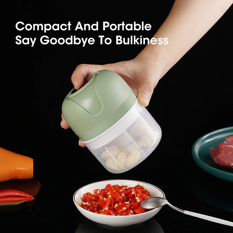 Electric Garlic Chopper (USB Rechargeable)