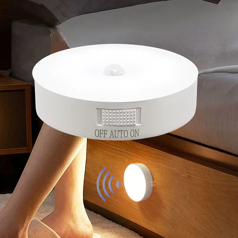 Motion Sensor Night Light – USB Rechargeable LED
