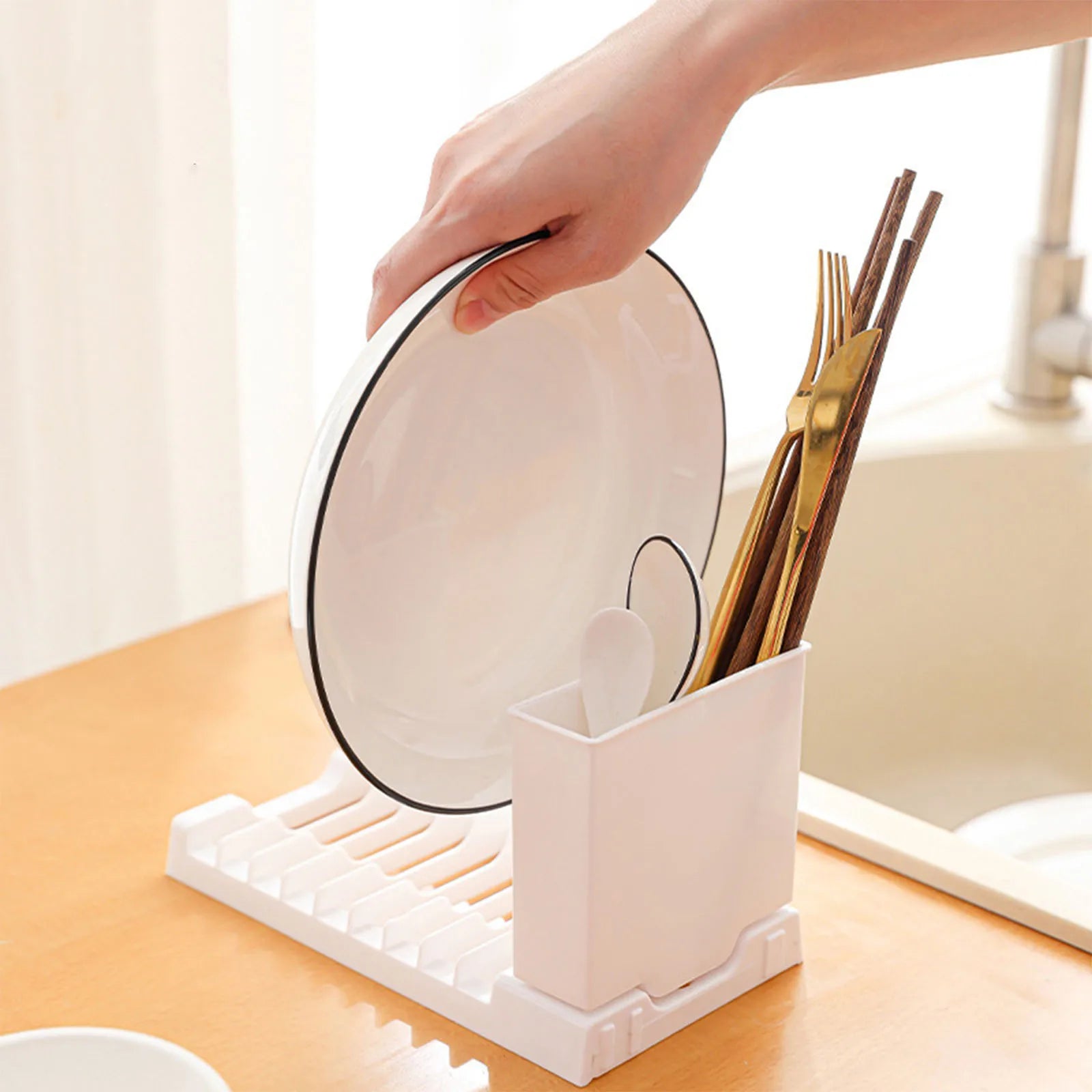 Foldable Dish Drying Rack