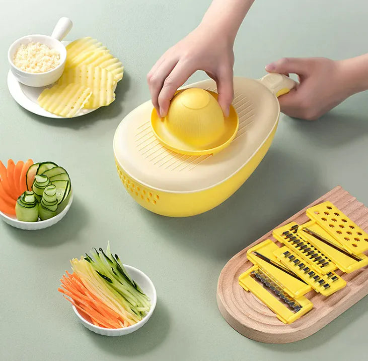 Premium 5-in-1 Vegetable and Fruit Slicer